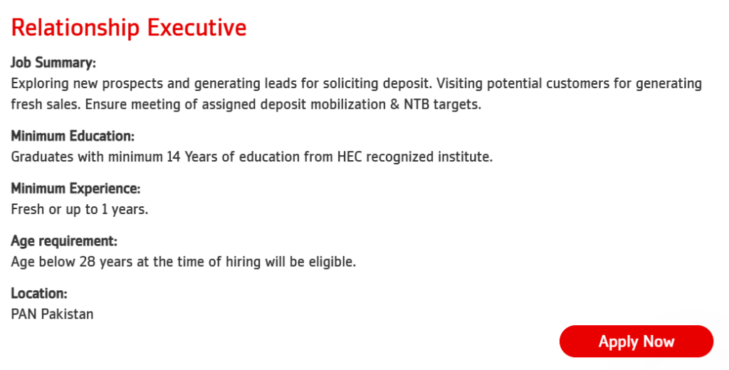 Jobs in Bank Alfalah Jobs For Fresh Graduates 2025 2 Bank Alfalah Relationship executive job