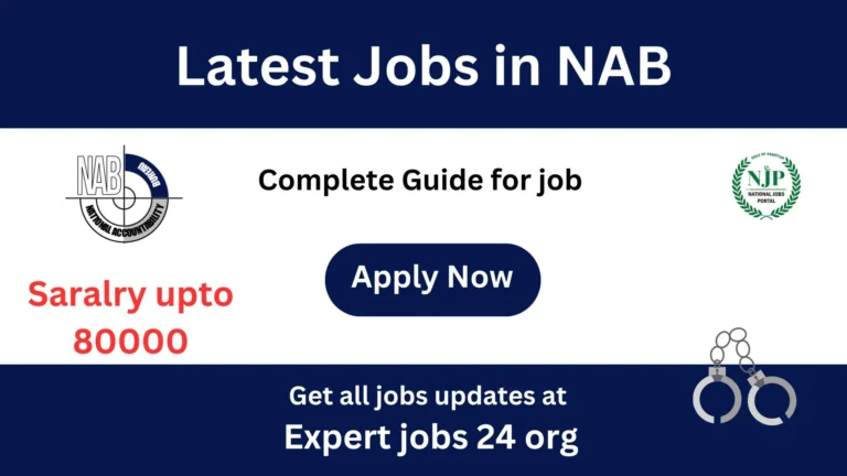 Latest job in NAB via njp portal advertisment image with logo