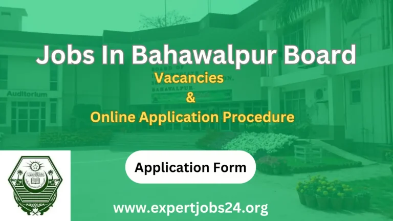 BISE Bahawalpur jobs advertisment image with logo