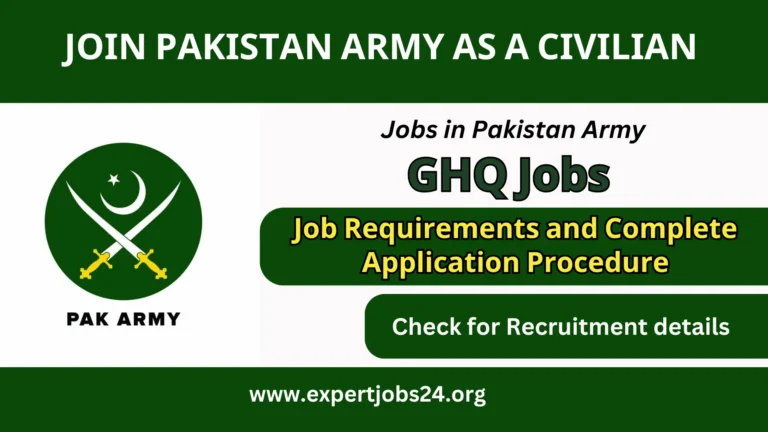 Latest Pakistan Army GHQ jobs join pakistan Army as a civilian