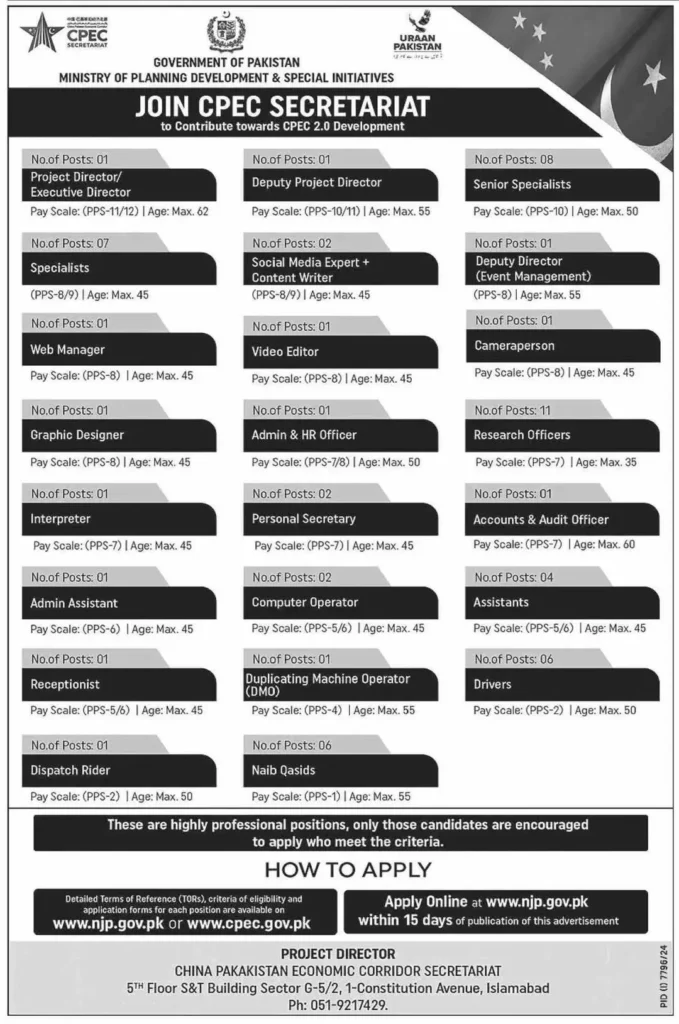 CPEC Jobs China Pakistan Economic Corridor 2025 2 China pakistan economic corridor jobs advertisement image