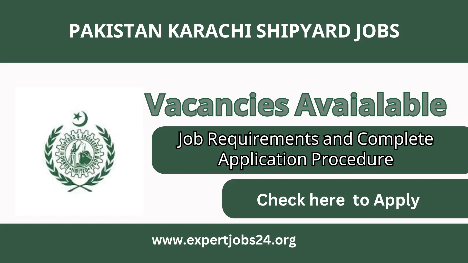 Latest Pakistan Karachi shipyard Jobs 2025 online apply