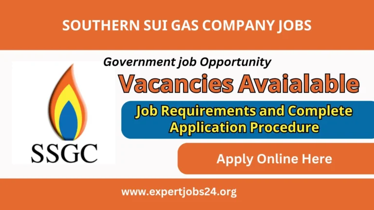 SSGC Jobs online apply 2025